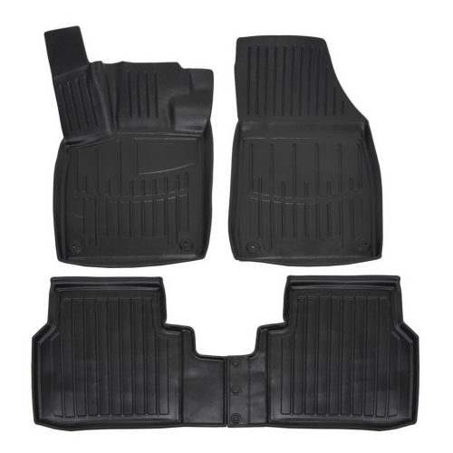 EgriAuto Premium fekete 3D gumiszőnyeg patenttal Skoda ENYAQ iV 2021- 4db