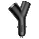 BASEUS car charger 2 x USB A + cigarette lighter 5A 40W CCALL-YX01/BSC-C16N black