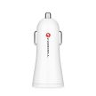 FORCELL F-ENERGY TFK-CC-095 car charger USB A QC3.0 2,4A white