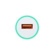 FORCELL F-ENERGY TFK-CC-095 car charger USB A QC3.0 2,4A white