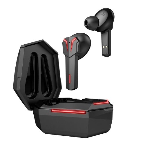 Bluetooth fülhallgató TWS ART AP-TW-G10 GAMING mikrofonnal és C típusú dokkolóval fekete színű