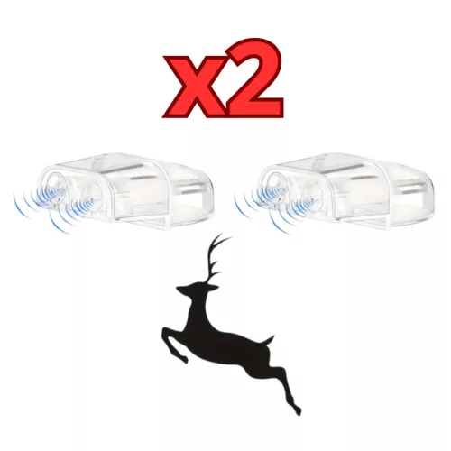 EgriAuto WildHero vadriasztó SZGK/Motor/TGK/Buszokhoz 2 db os csomag (hatékonyabb mint a SIREN 7), áttetsző