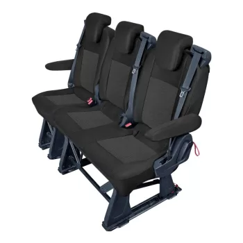   Méretpontos üléshuzat Ford Tourneo Custom 2012-2018 (2. vagy 3. sor, 3 háttámla + 2 ülés)