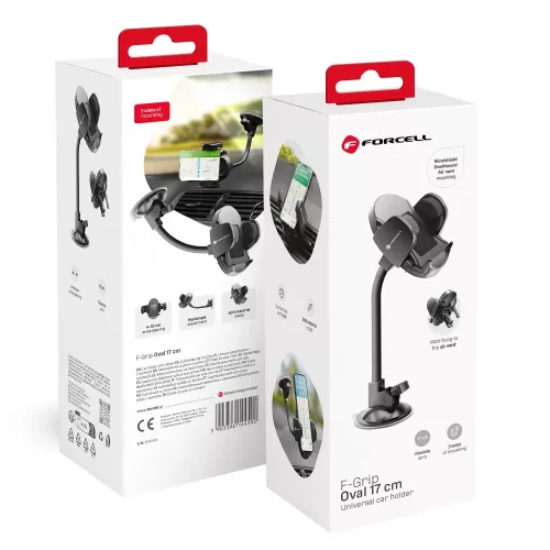 FORCELL F-Grip oval Légbeömlőre/szévédőre/Műszerfalra