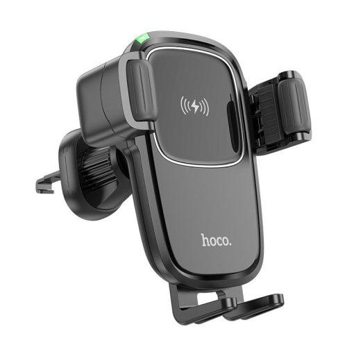 HOCO car holder with wireless charging for airvent 15W HW01 black