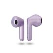 Bluetooth Earphones Stereo TWS GUESS with docking station GUTWST82TRU (Triangle Logo / purple)