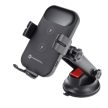 FORCELL car holder to center console/window with wireless charging 15W HS4