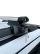 EgriAuto 757 Smartrack aero zárható tetőcsomagtartó tetőkorlátos autóhoz