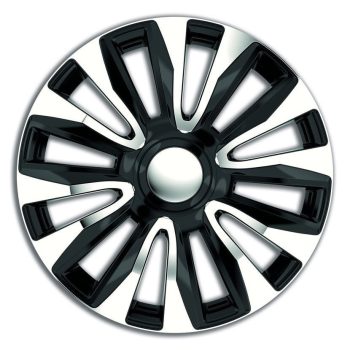 Avalon ezüst-fekete dísztárcsa szett - 15"