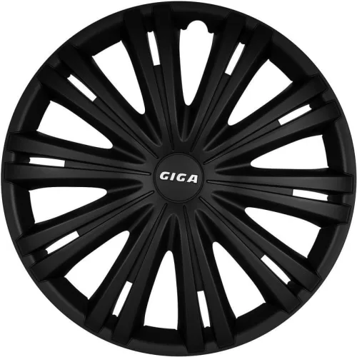 Giga fekete kerékborítás dísztárcsa szett - 16"