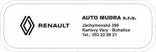 Textiltáska AUTO MUDRA Renault (sárga)