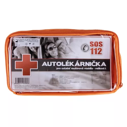 Autós elsősegélycsomag (textil, PANACEA)