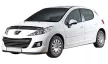 EgriAuto motorház légterelő PEUGEOT 207 2009-2012