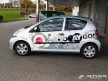 Rányitásvédő díszléc Toyota Aygo 2005-2013 (ferdehátú, 5 ajtós)