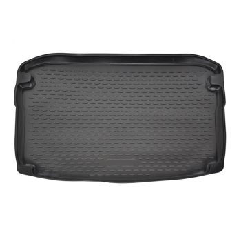 EgriAuto fekete gumi csomagtértálca Skoda Karoq 2017-