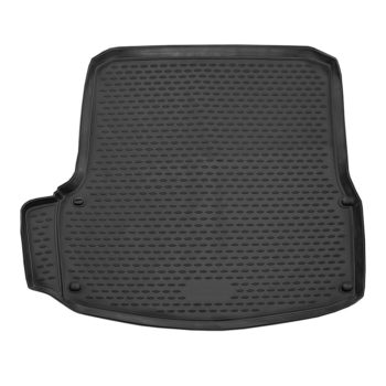   EgriAuto fekete gumi csomagtértálca Skoda Octavia MK2 2004-2013 Liftback