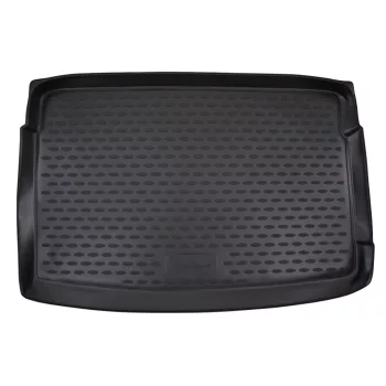   EgriAuto fekete gumi csomagtértálca Volkswagen Polo V 2009-2017 hatchback top.