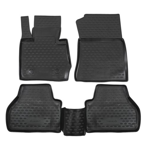EgriAuto fekete gumiszőnyeg Bmw X3 F25 2010-2014 2014-2018