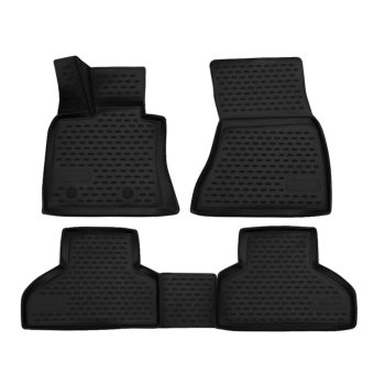   EgriAuto fekete gumiszőnyeg patenttal Ford X5 F15 2013-2017 4db