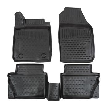   EgriAuto fekete gumiszőnyeg patenttal Ford Fiesta 2011-2015 2015-