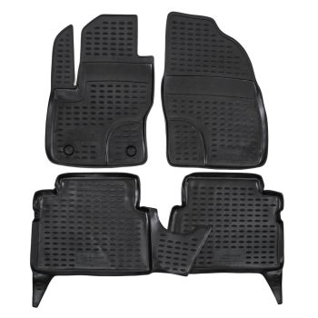   EgriAuto fekete gumiszőnyeg patenttal Ford Focus C-MAX 2003-2010