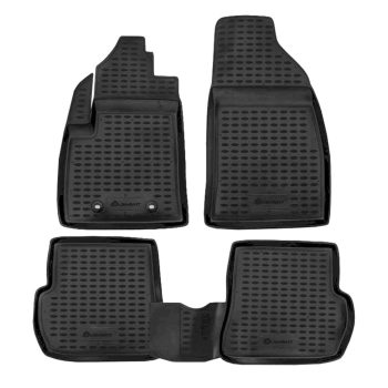EgriAuto fekete gumiszőnyeg patenttal Ford Fiesta 2002-2008