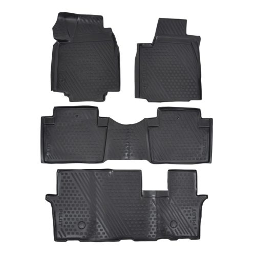 EgriAuto fekete gumiszőnyeg Honda Pilot 2008-2012/2012-2016