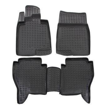   EgriAuto Prémium 3D gumiszőnyeg patenttal Mitsubishi Pajero IV 2007-2018