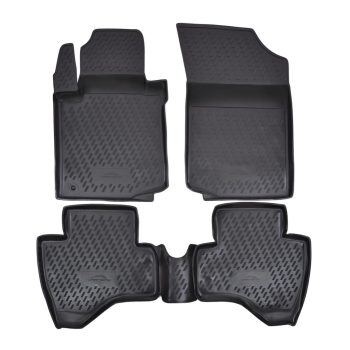 EgriAuto fekete gumiszőnyeg Citroen C1 2005-2014