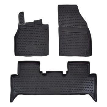 EgriAuto fekete gumiszőnyeg Renault Scenic III 06/2010-2016
