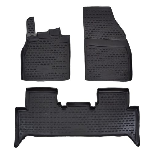 EgriAuto fekete gumiszőnyeg patenttal Renault Scenic III 06/2010-2016