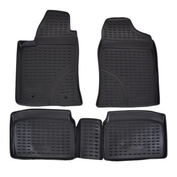   EgriAuto fekete gumiszőnyeg patenttal Toyota Avensis 2003-2009