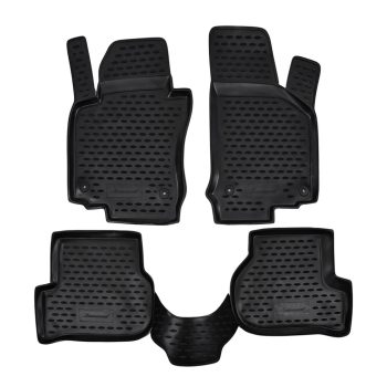   EgriAuto fekete gumiszőnyeg Volkswagen Golf V VI 04/2004-2012