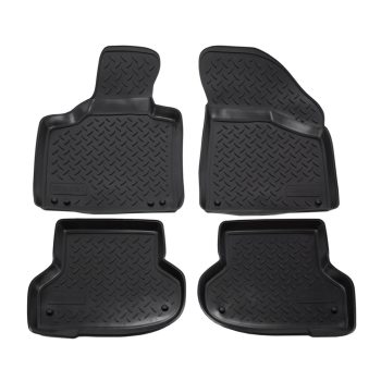   EgriAuto fekete gumiszőnyeg patenttal NORM Audi A3 8P 2003-2012 4db