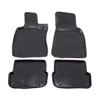 EgriAuto fekete gumiszőnyeg NORM Audi A6 C6 2004-2011 4db