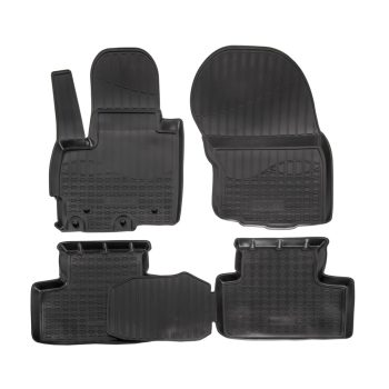   EgriAuto fekete gumiszőnyeg NORM Citroen C4 AirCross / Pe 4008 / Mi ASX 2010- 4db