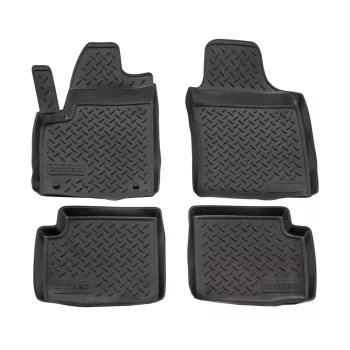   EgriAuto Prémium 3D gumiszőnyeg patenttal NORM Fiat 500 2008-2015 4 db