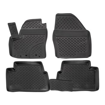   EgriAuto fekete gumiszőnyeg patenttal NORM Ford C-Max 2003-2010 4db