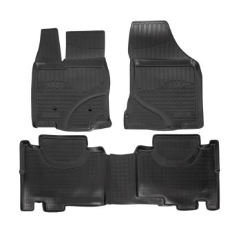 EgriAuto fekete gumiszőnyeg NORM Ford Edge 2007-2014 4db