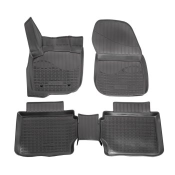   EgriAuto fekete gumiszőnyeg patenttal NORM Ford Mondeo 2015-2022 / Fusion 2012 4db
