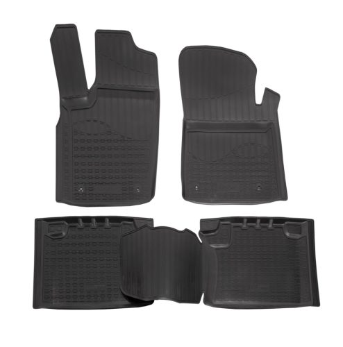 EgriAuto fekete gumiszőnyeg NORM Jeep Jeep Grand Cherokee 2011-2021 4db