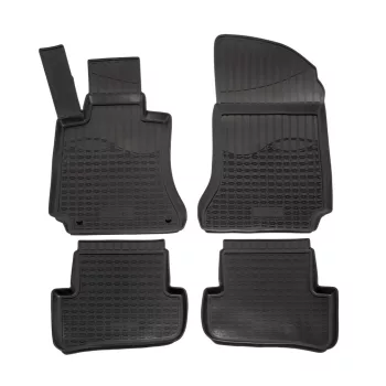   EgriAuto Prémium 3D gumiszőnyeg patenttal NORM Mercedes-Benz C-Class W204 2011-2014 4 db