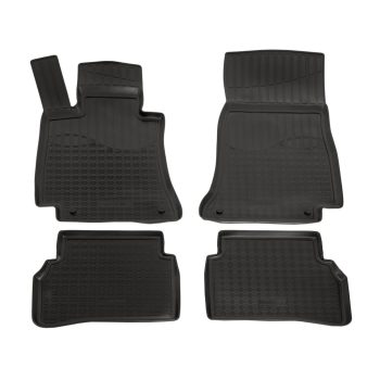   EgriAuto fekete gumiszőnyeg NORM Mercedes-Benz C-Class W205 2014-2021 4db
