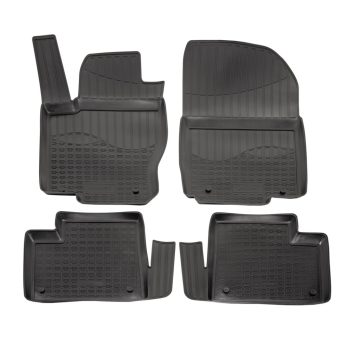   EgriAuto fekete gumiszőnyeg NORM Mercedes-Benz GL X166/ M W166 / GLE W166/C292 2012-2019 4db