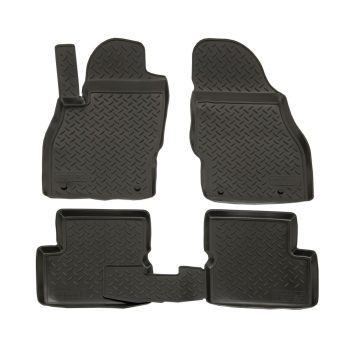   EgriAuto fekete gumiszőnyeg patenttal NORM Opel Corsa D /E 2006-2019 4db