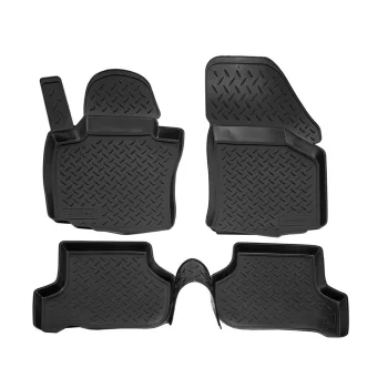   EgriAuto Prémium 3D gumiszőnyeg patenttal NORM Seat Leon 2005-2012 4 db
