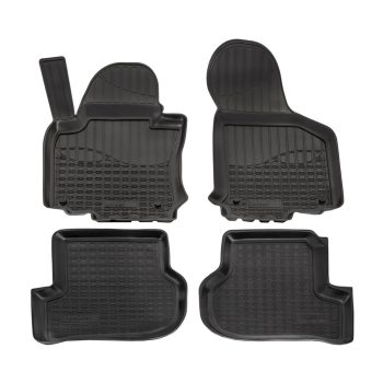   EgriAuto fekete gumiszőnyeg NORM Skoda Octavia II 2004-2013 4db