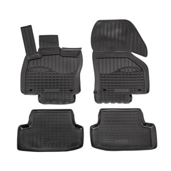   EgriAuto fekete gumiszőnyeg patenttal NORM Volkswagen Golf VII 2013-2019 4db