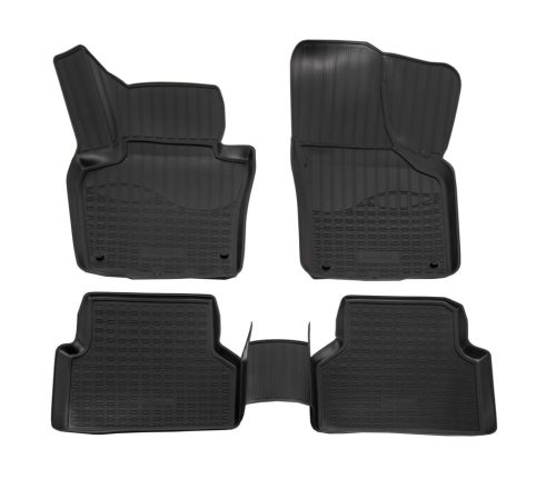 EgriAuto fekete gumiszőnyeg NORM Volkswagen Tiguan 2007-2015 4db