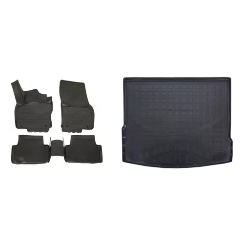 Prémium gumiszőnyeg és csomagtértálca Volkswagen Tiguan II. 5 ajtós 2015- (egriauto_NORMVW506_NORLVW507_1)